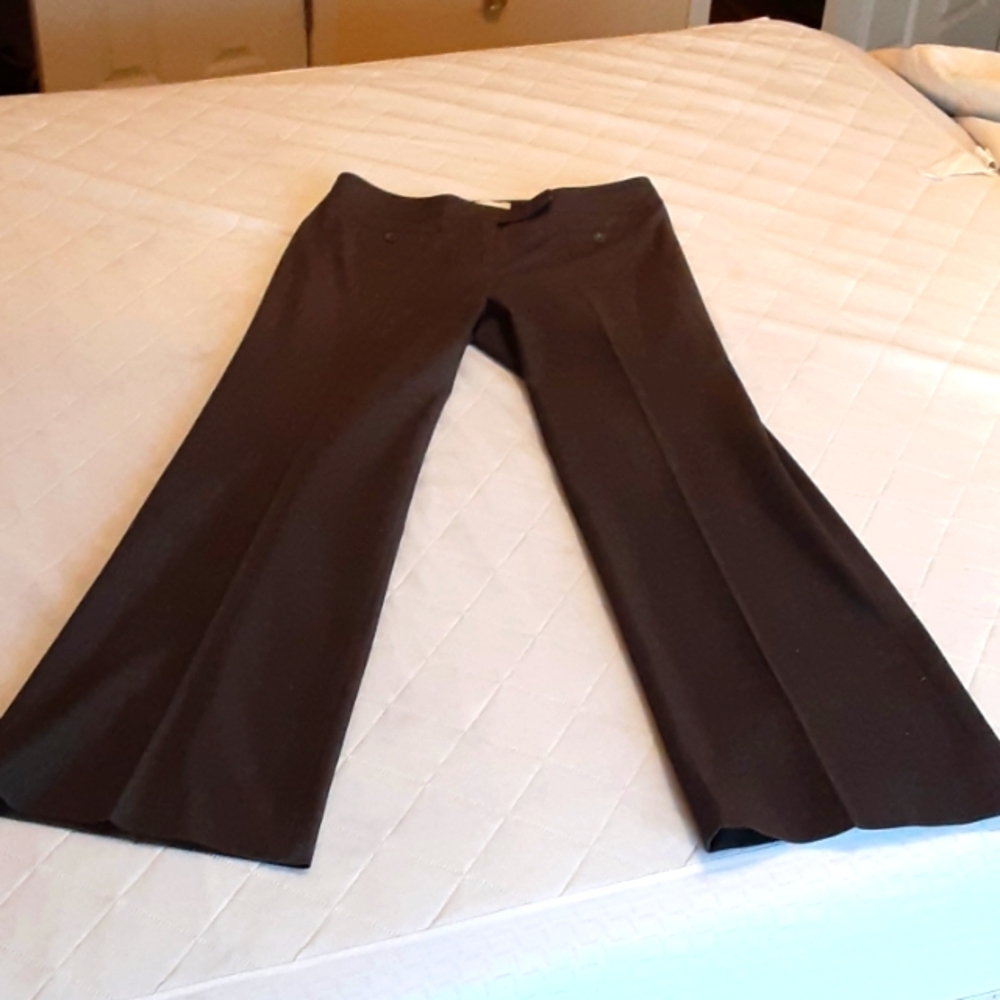 Women's Loft wide leg pants gray color size 4